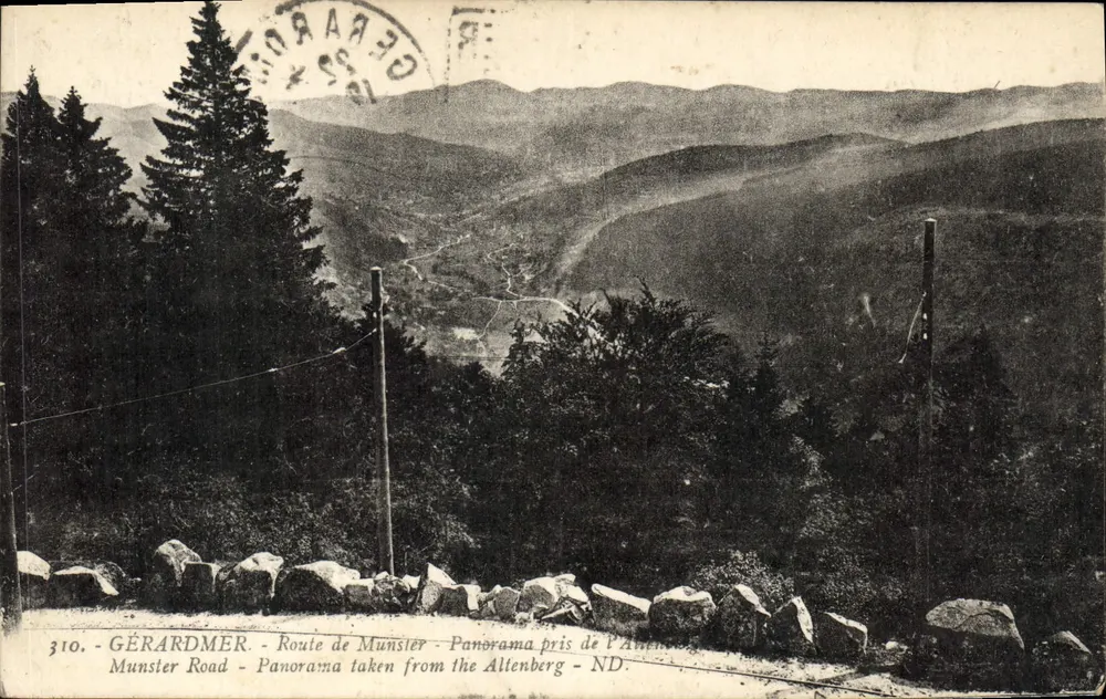 Gérardmer — Panorama vom Allenberg — Verlag Lévy et Neudhén Réunis, n° 310 - Vorderseite