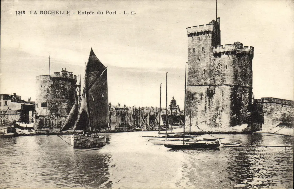 La Rochelle - Eingang zum Hafen - L. G. - n° 1248 - Vorderseite