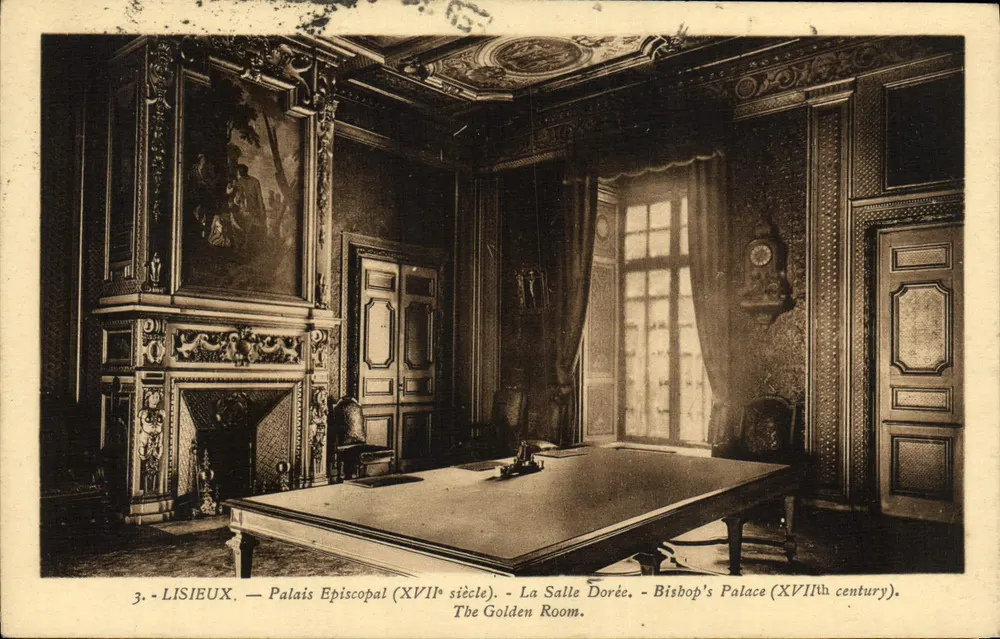 Lisieux — Palacio episcopal (siglo XVII) — La Sala Dorada - Anverso
