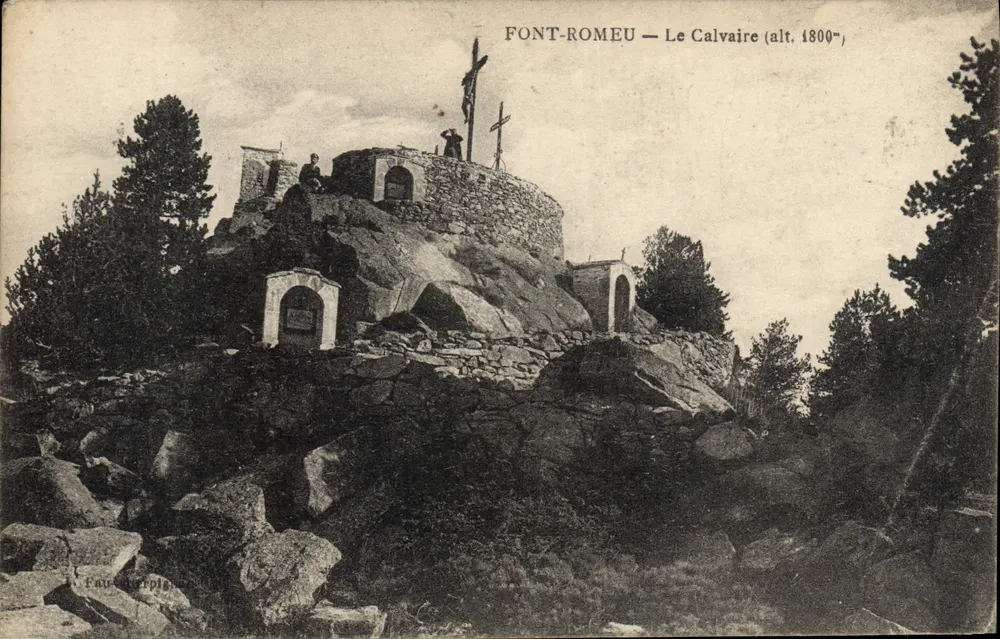 Font-Romeu — Krużgan (wys. 1800 m) — Faience Limoges - Awers