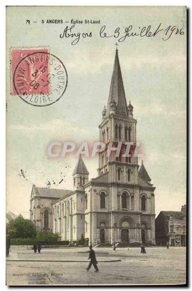 Angers — Igreja de São Laud — Novas Galerias, Angers - Frente