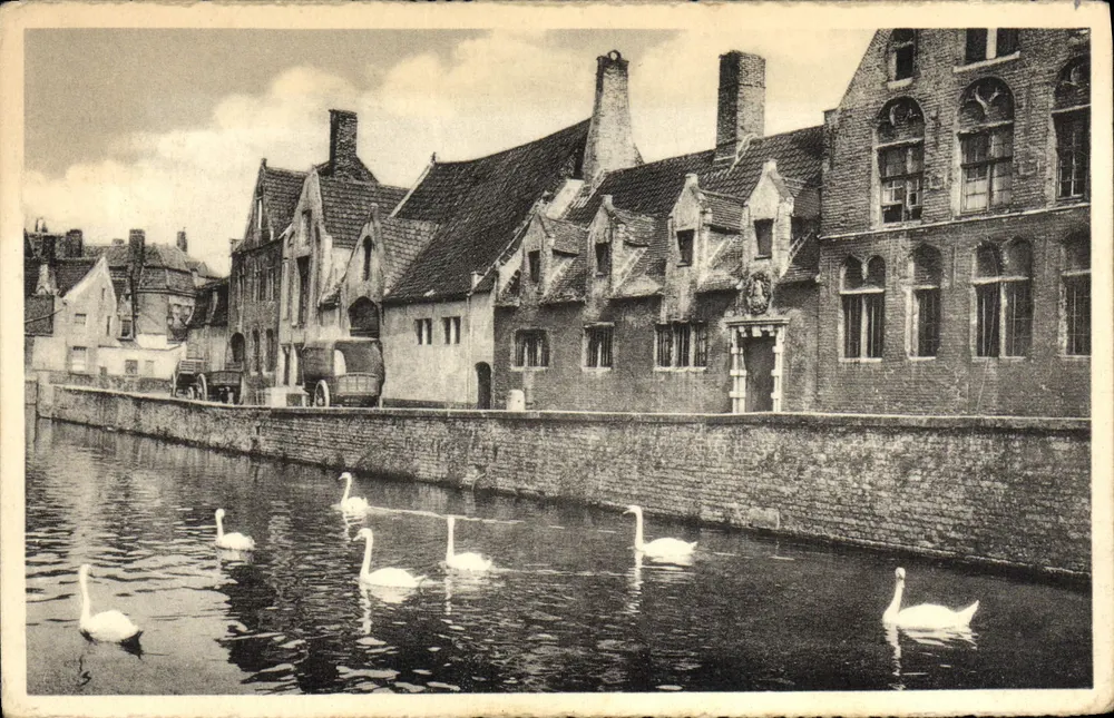 Bruges — Canal do Pelikaan — Editor Thil - Frente