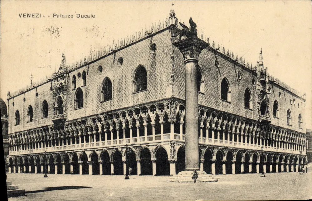 VENEZIE - Palazzo Ducale — editor Luigi Ved. Zanco, n° 2-7243 - Frente