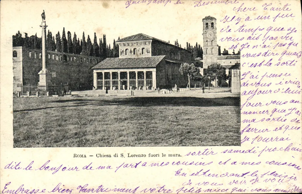 Roma — Chiesa di S. Lorenzo fuori le mura, dite le Boujour — Verlag Levelez-Lap - Vorderseite