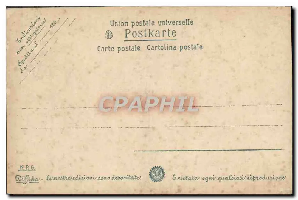 Milano - Sopra Duano - Dettagli - Verso