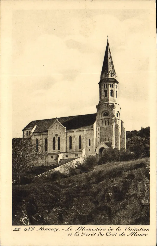 Annecey — Das Kloster der Visitation und der Wald Crêt du Maure - Vorderseite