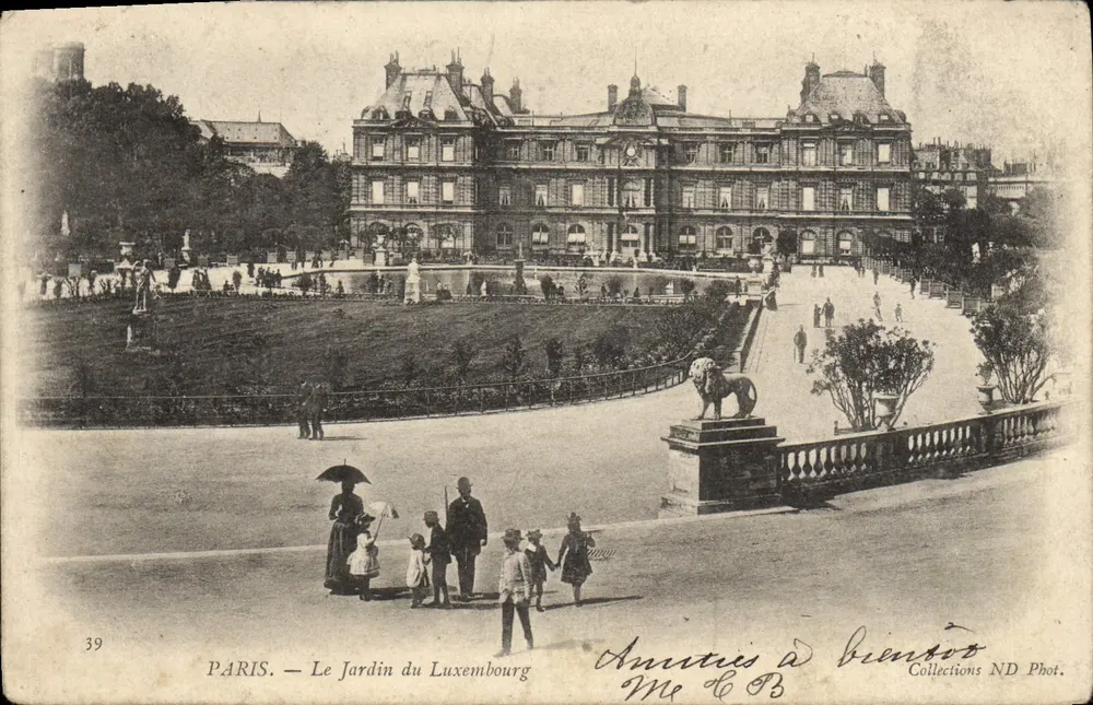 PARIS — O Jardim do Luxembourg — Coleções ND Fot. n°39 - Frente