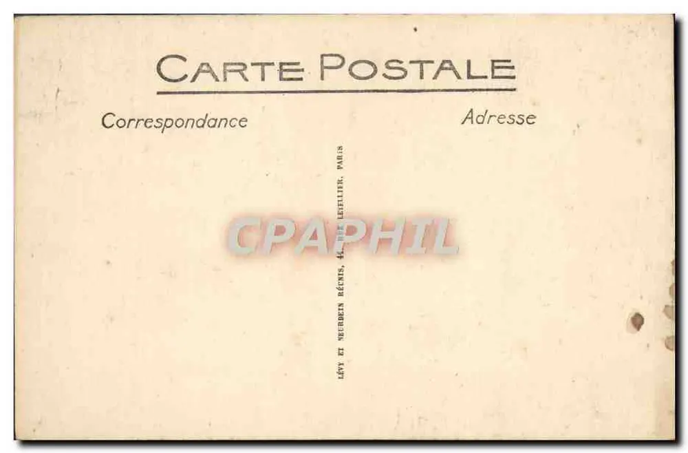 Paris — Die Avenue des Bois de Boulogne — LL - Rückseite