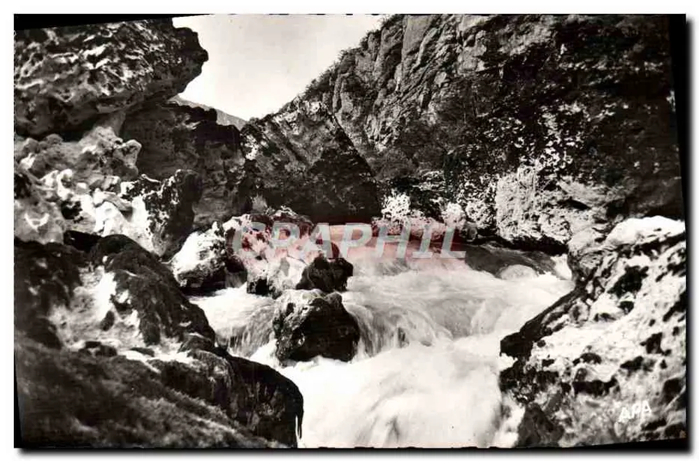 Tarn-Schluchten — Chaos du Pas de Souci — Gesellschaft der Karten POUX - Vorderseite