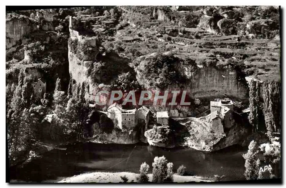 Castelbouc — Blick auf die Gorges du Tarn — APA-POUX Postcard Society - Vorderseite