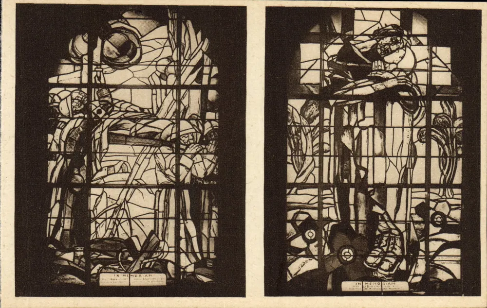 Vidros da Capela Douaumont — Édition du Comité de l'Ossuaire, Nancy - Frente