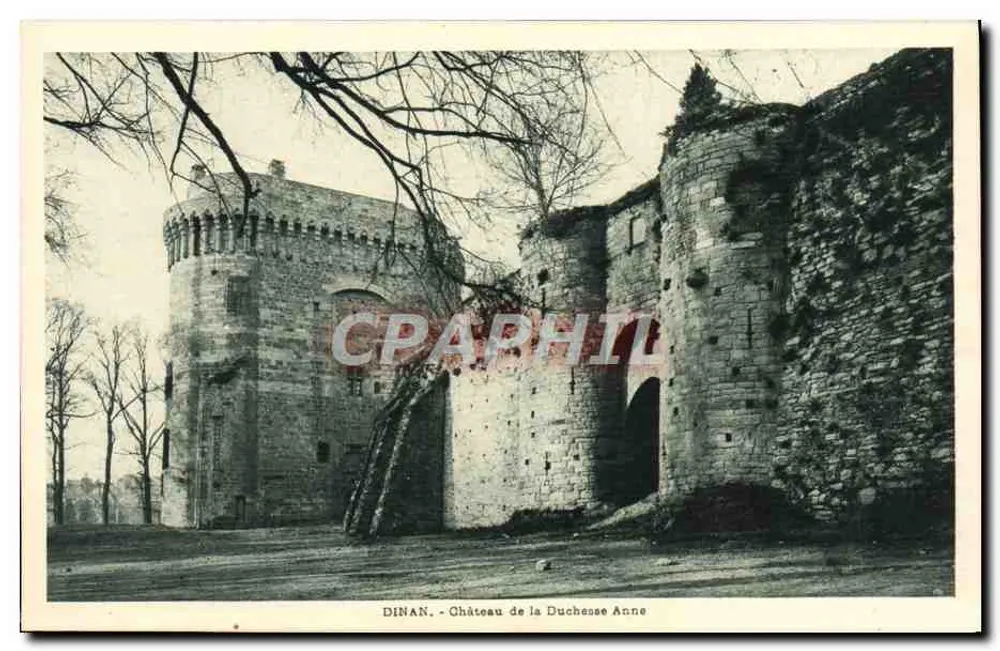 Dinan - Castelo da Duquesa Ana — Série I, N° 1, Edição M. Pambrun - Frente