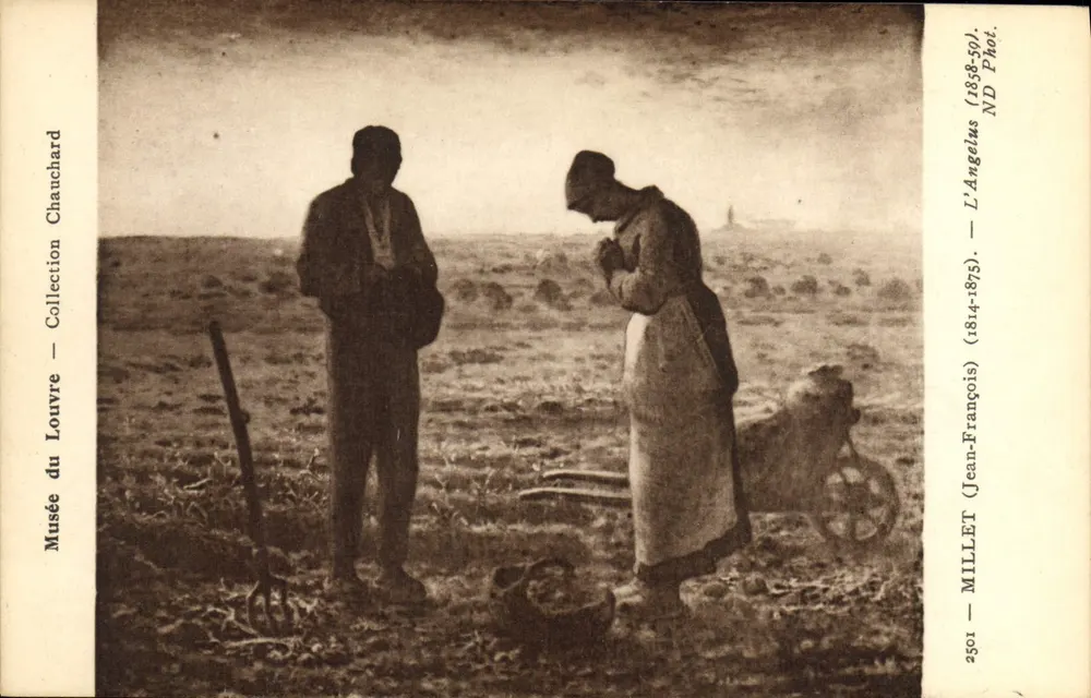 Die Gebete — Musée du Louvre — Sammlung Chauchard — ND Fot. — MILLET (Jean-François) (1814-1875) - Vorderseite