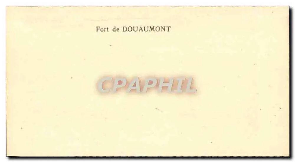 Fort de Douaumont — vue des remparts et du chemin de ronde — éditeur CPAPHIL, n° 12345 - Verso