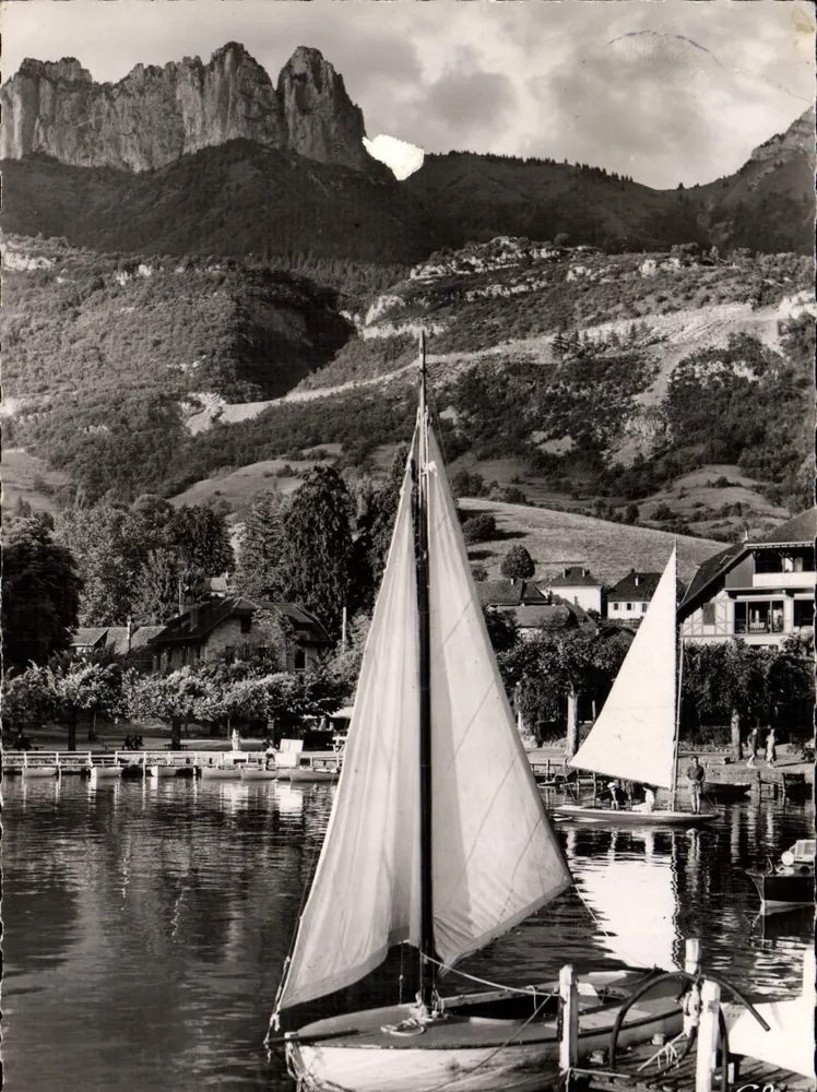 Lac d'Annecy — Le Port de Tavin — éditeur Cie des Arts Photomécaniques (610) - Recto