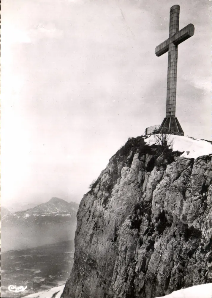 La Croix du Nivolet — Die Wüsten — Errichtet 1910 — Combier - Vorderseite