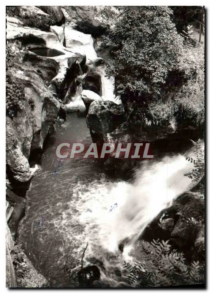 Gorges du Sierroz — paysage de cascade et rochers — Éditions d'Art 'Le Evard' et n° 250 M - Frente