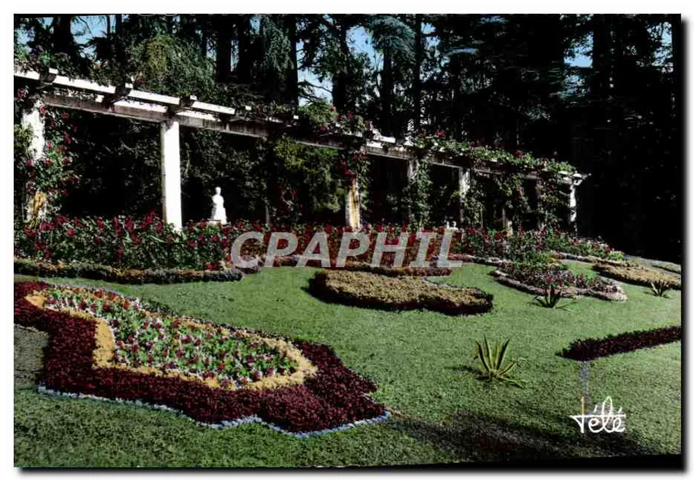 A Pergola do Parque — Aix-les-Bains — Edições E.N.E. - Impressora Léon Blanc - Frente