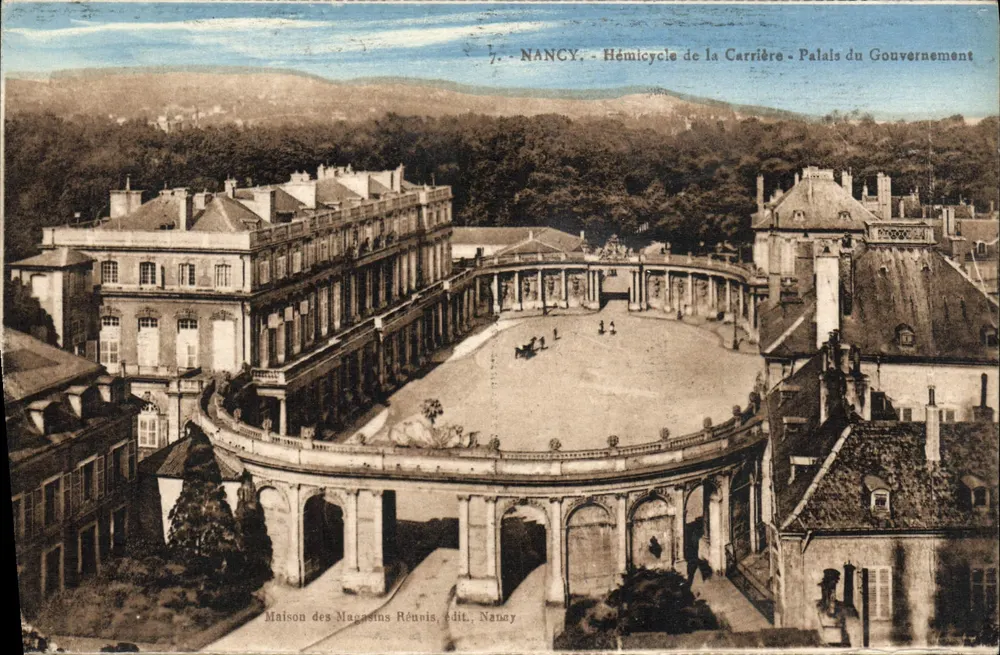 Nancy - Hémicycle de la Carrière - Palast des Regierungs — Maison des Magasins Réunis, Verlag Nanay - Vorderseite