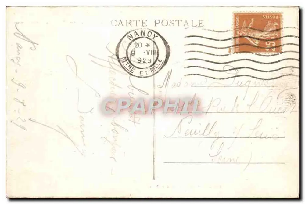 Nancy - Hémicycle de la Carrière - Palast des Regierungs — Maison des Magasins Réunis, Verlag Nanay - Rückseite