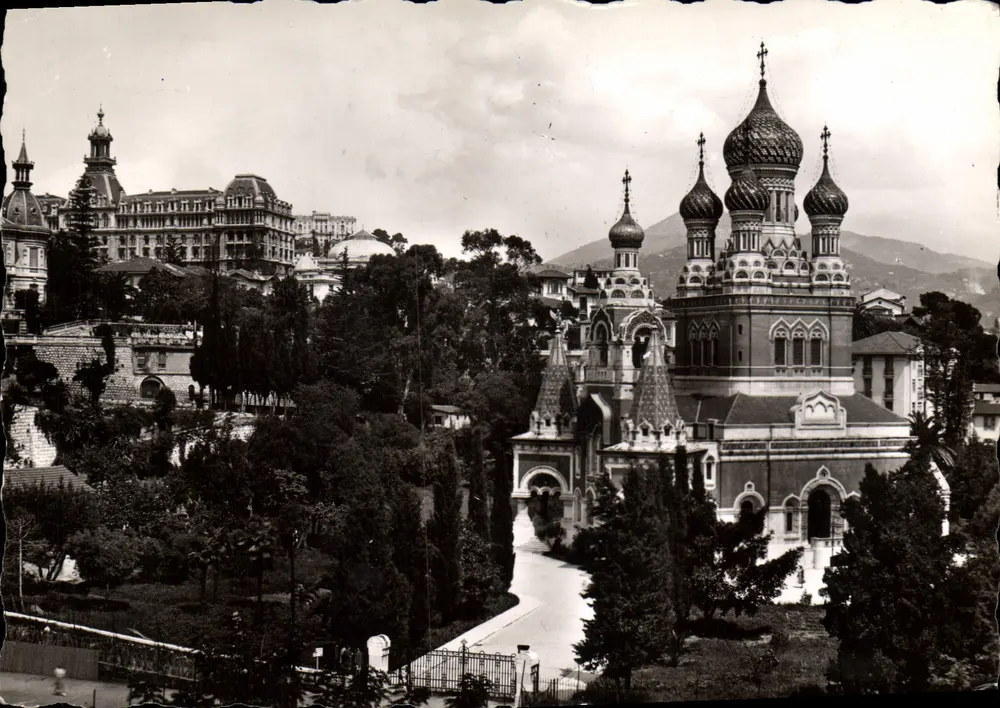 Die Russische Kirche und das Lyceum des Parks — Nizza — Imperiales — Verlag L. GUILLETTA & Cie - Vorderseite