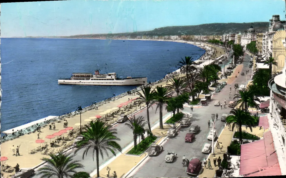 La Côte d'Azur — La Promenade des Anglais à Nice — Éditions *MAB* - Vorderseite