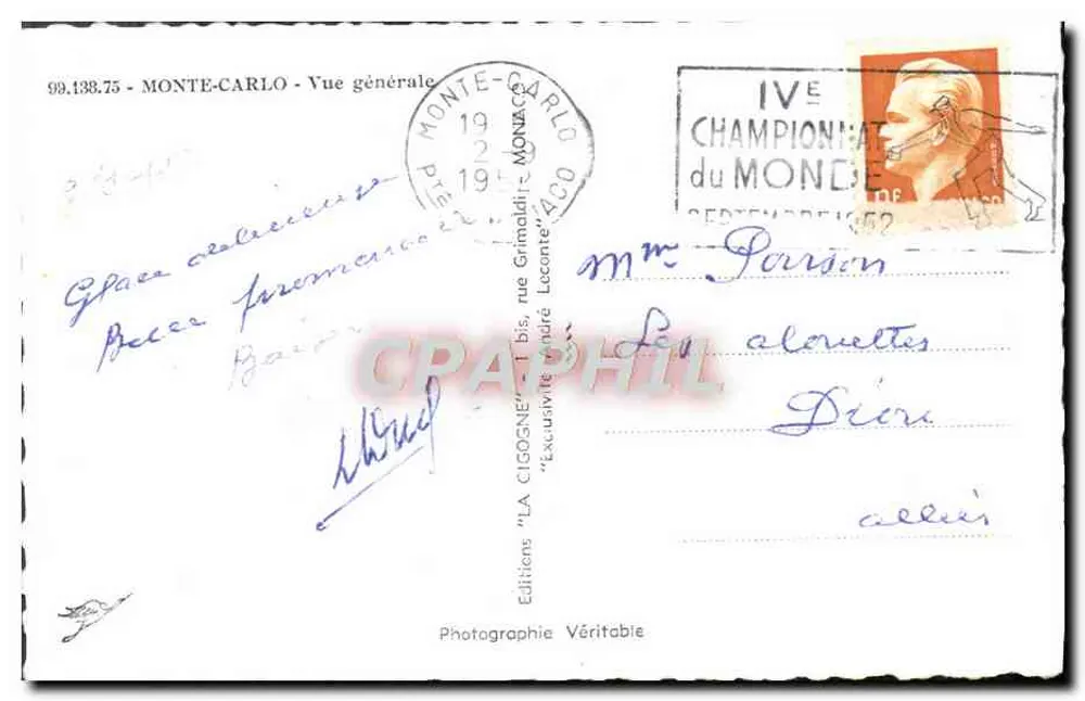 A Garça — Vista geral — Éditions Véritable - Verso