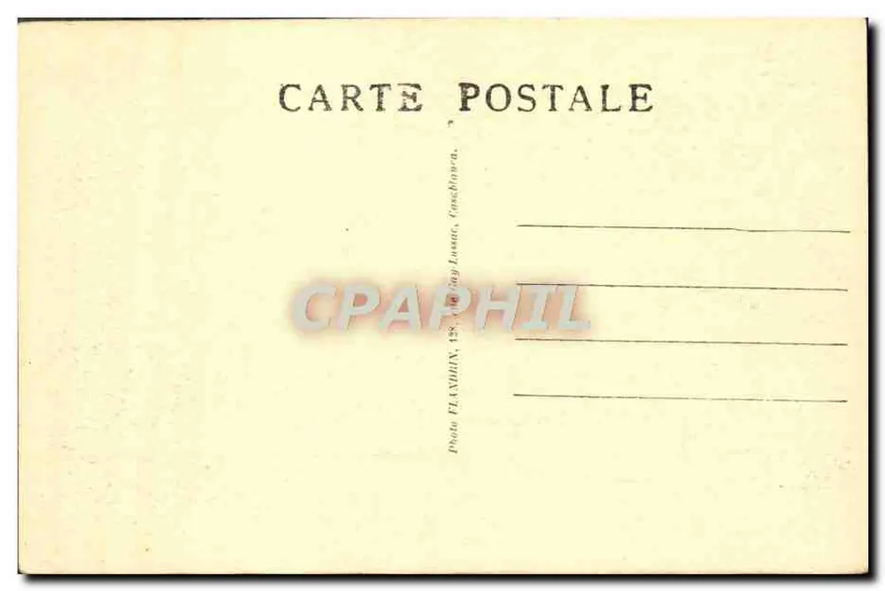 Volubilis (Maroko) — Arc de Triomphe de Caracalla — Photo Flandrin, n° 964 - Rewers