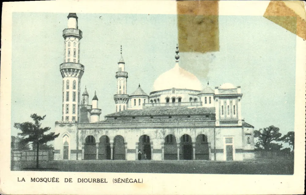 La Mosquée de Diourbel (Sénégal) — éditeur IMPRIMÉ SUR LA CARTE : 'LA MOSQUÉE DE DIOURBEL (SÉNÉGAL)' - Voorkant