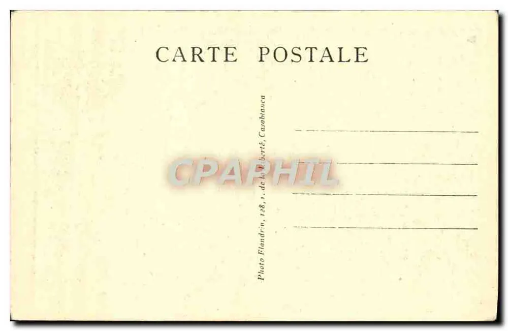 Azilal - A kasbah do Caïd — Foto Flandrin, n° 78-375 - Verso