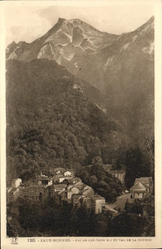 Eaux-Bonnes - Pic de Ger (2812 m.) e Val de la Sourde — Editor LF, n° 130 - Frente