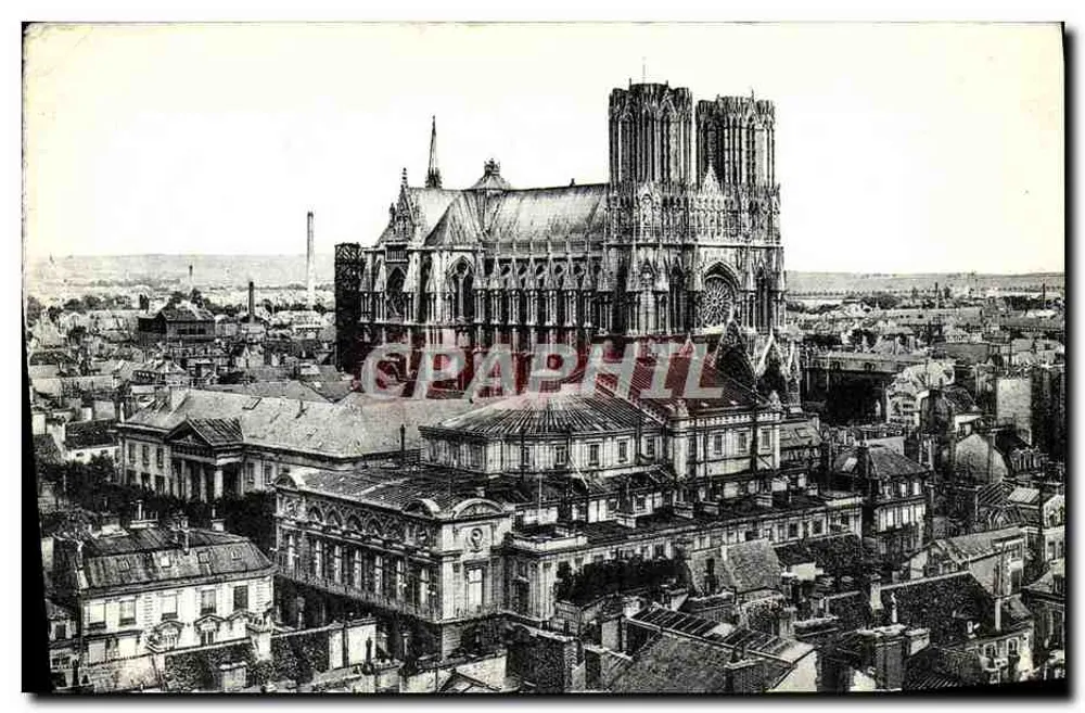 Reims — Catedral Nossa Senhora — Éditions de la Médiérale - Frente