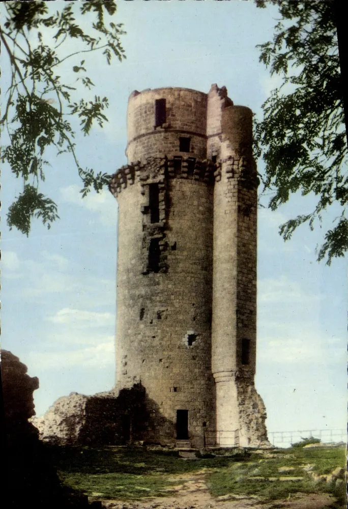 Montlhéry — Die Turm und Ruinen eines Schlosses — Édition d'Art Raméau, Étampes - Vorderseite