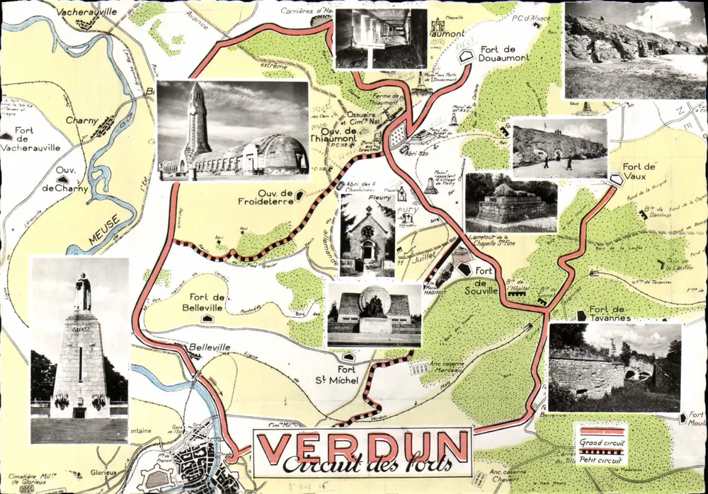 Verdun — Circuito dos fortes — Éditions de Taillevrand - Frente