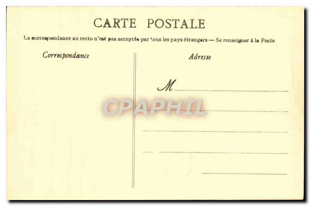 Auf den Kaien von Camaret — Nach dem Gemälde von E. BOUILLE - Rückseite