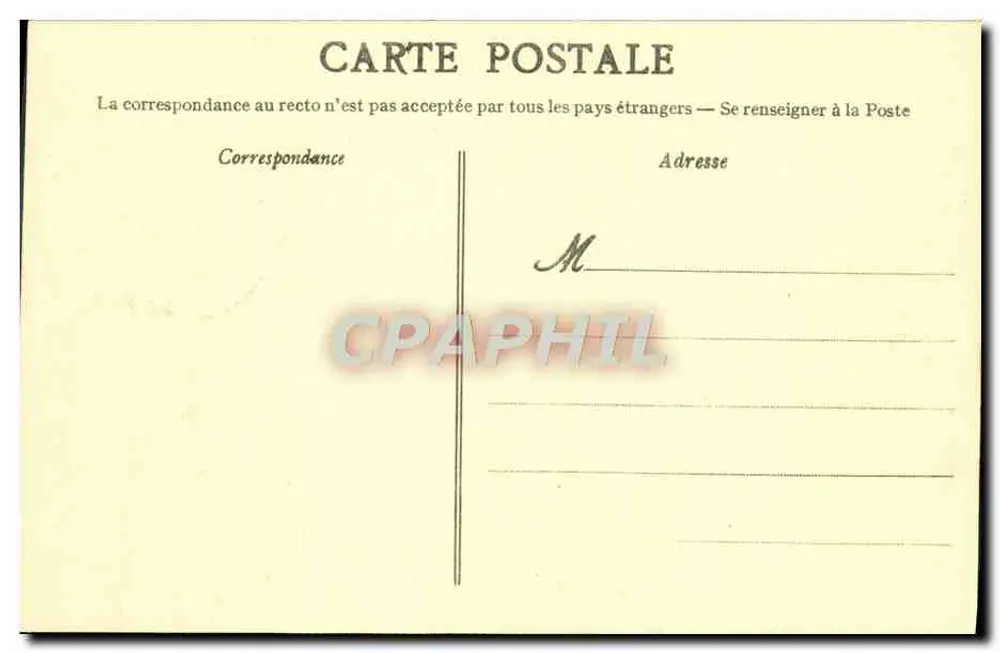 Der Verzeihungstag in St-Gonéry — nach dem Gemälde von E. BOUILLÉ - Rückseite