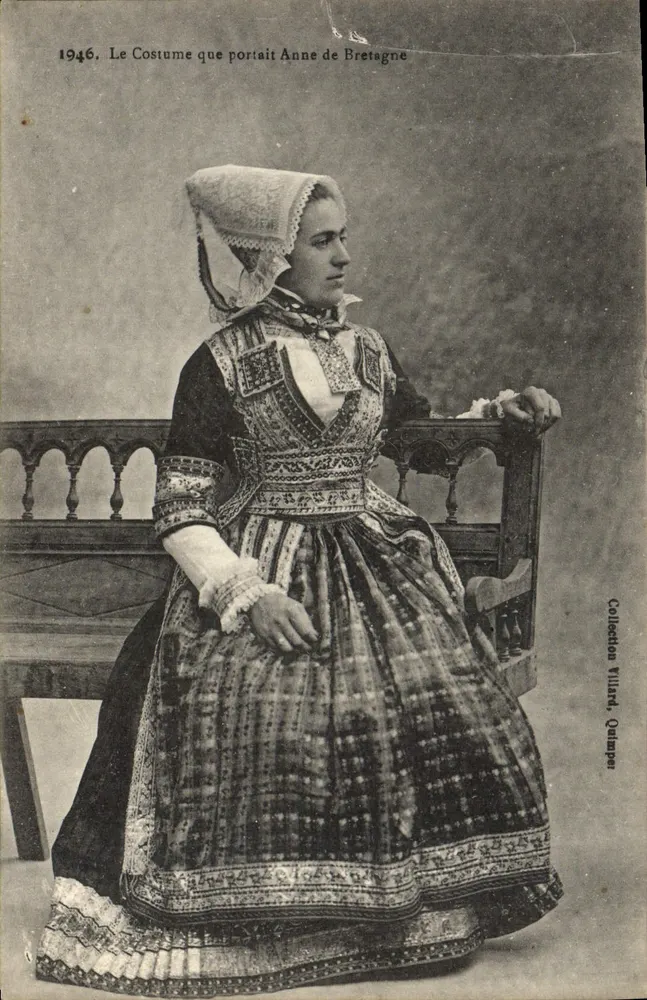 Frau im bretonischen Kleid — 1946 — Sammlung Villard, Quimper - Vorderseite