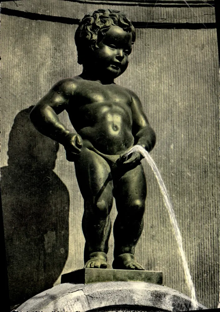 Manneken-Pis — Bruxelas — Edição J. Corna - Frente