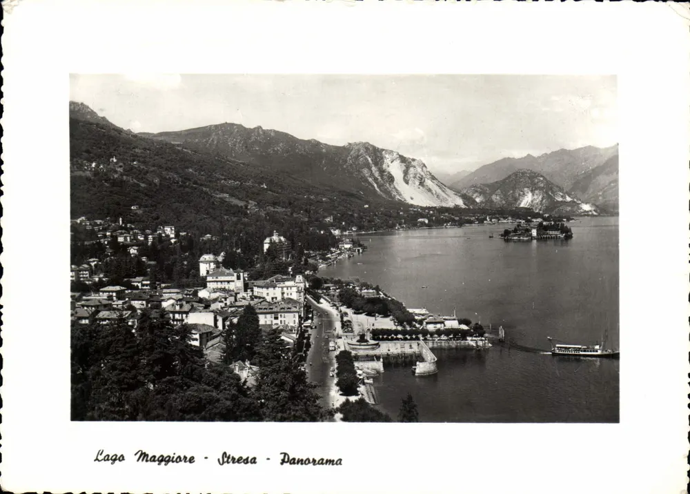 Lago Maggiore - Stresa - Panorama — éditeur Foto Capucci - Stresa, n° 4636 - Awers
