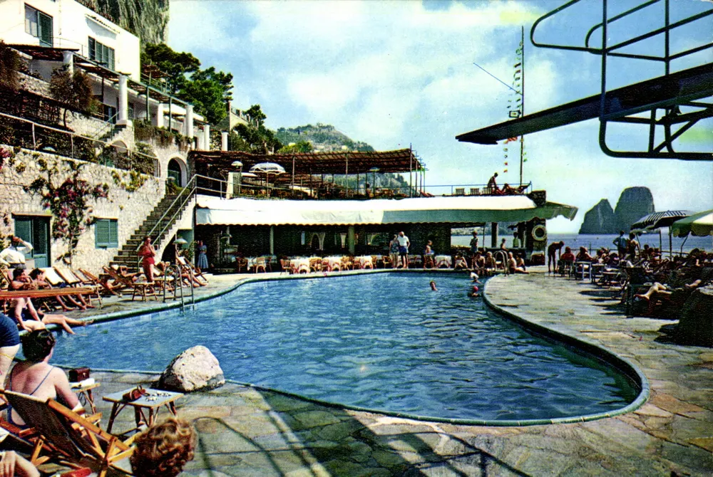 Piscina de Capri — Marina Piccola — FotoRotoGrana - Terni - Frente