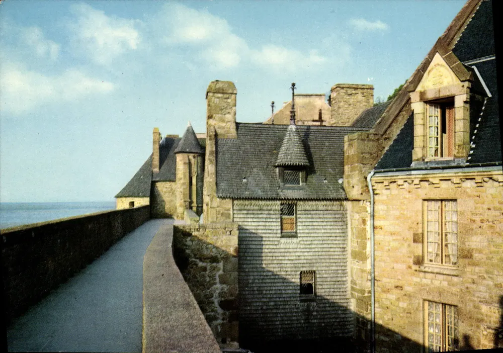 Mont Saint-Michel — Rundweg und Turm der Arcade — Verlag: Abbaye du Mont Saint-Michel - Vorderseite