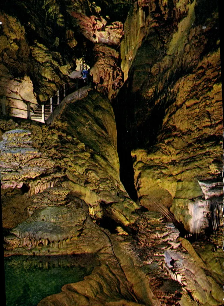 Gouffre de Padirac (Lot) — 6. Der obere See des Großen Domes (Teilansicht) — Editions C. Tallier - Vorderseite