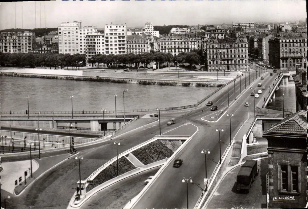 La Cigogne — Salida del túnel Pont de Lattre-de-Tassigny — Ed. 'La Cigogne' - Exclusividad de fabricación André Levantin - Anverso