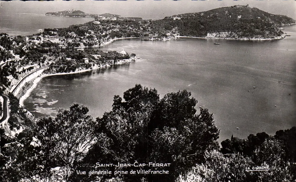 Saint-Jean-Cap-Ferrat — Allgemeiner Blick von Villefranche — Die Cigogne - Vorderseite