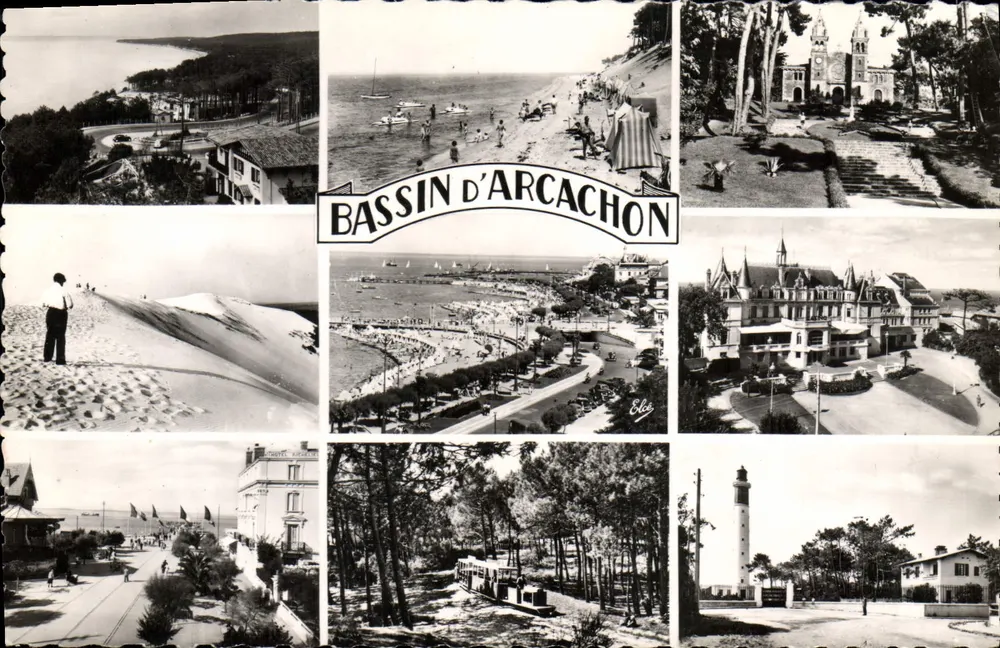 Bassins d'Arcachon — Panoramablick — L. Chatagneau, Corr. à Brumaire, n°92 - Vorderseite