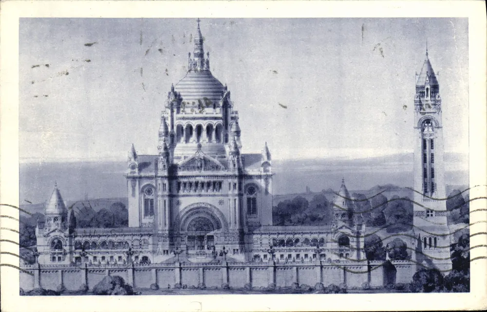 Basilique de Lisieux — Allgemeiner Blick auf das Projekt — Dragger-Paris - Vorderseite