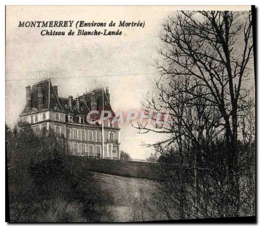 Montmerrey (Umgebung von Mortrée) — Schloss Blanche-Lande — kein Verlag oder Nummer sichtbar - Vorderseite