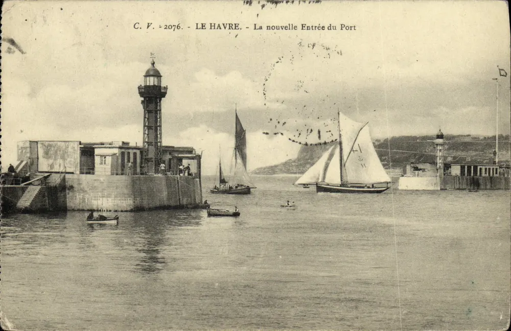 Le Havre — Die Neue Hafeneinfahrt — C. V. - 2076 - Vorderseite
