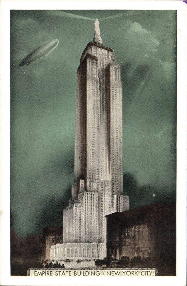 Edifício Empire State — Nova York — Haberman's Lumitone Photoprint - Frente
