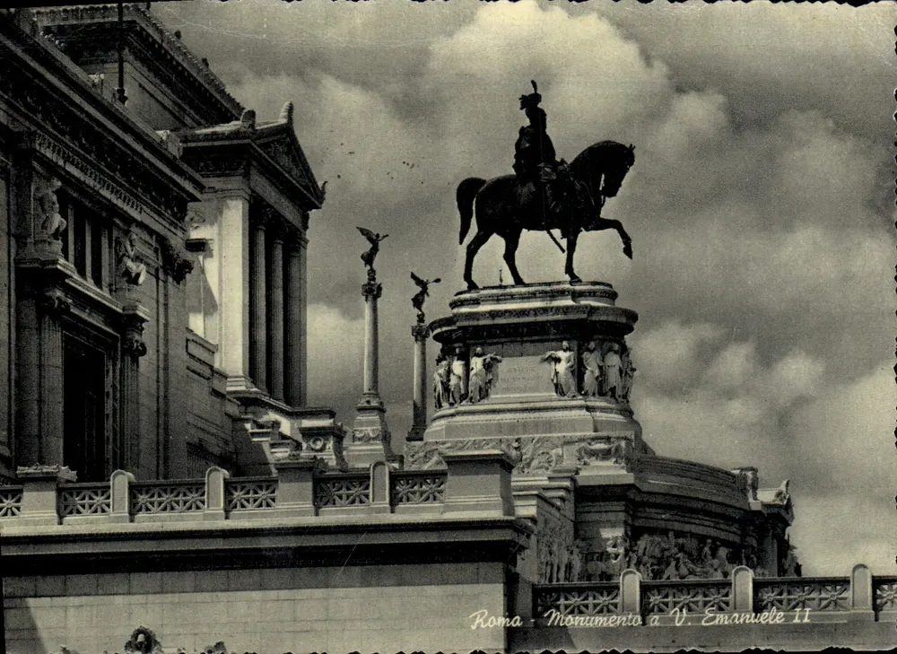 Roma - Monumento a V. Emanuele II — editor desconhecido, número de série não visível - Frente